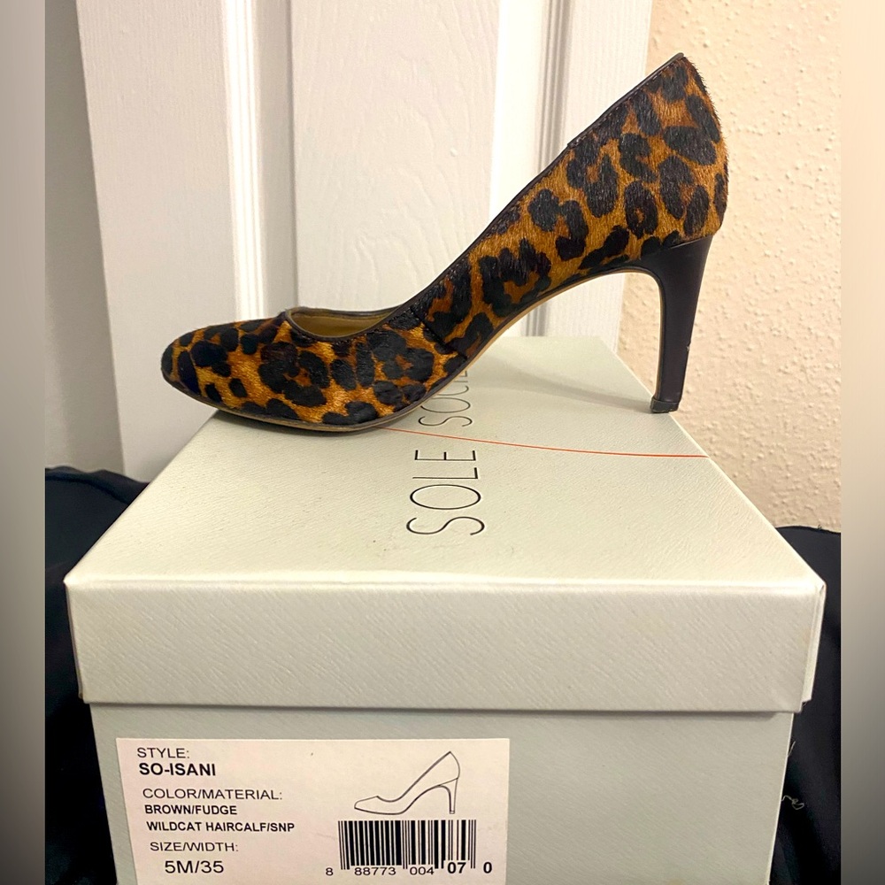Sole Society Leopard Heels